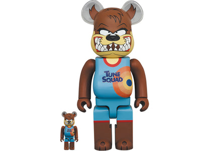 Bearbrick Space Jam: A New Legacy Tasmanian Devil 100% & 400% Set - authentic Bearbrick product