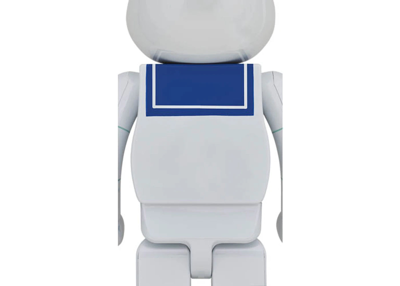 Bearbrick Stay Puft Marshmallow Man 1000% White Chrome Ver. - vue secondaire B