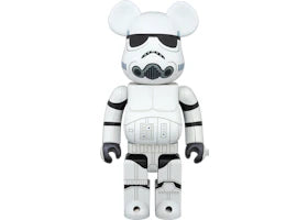 Bearbrick Stormtrooper Chrome Ver. 400% White - vue 360