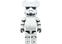 Bearbrick Stormtrooper Chrome Ver. 400% White