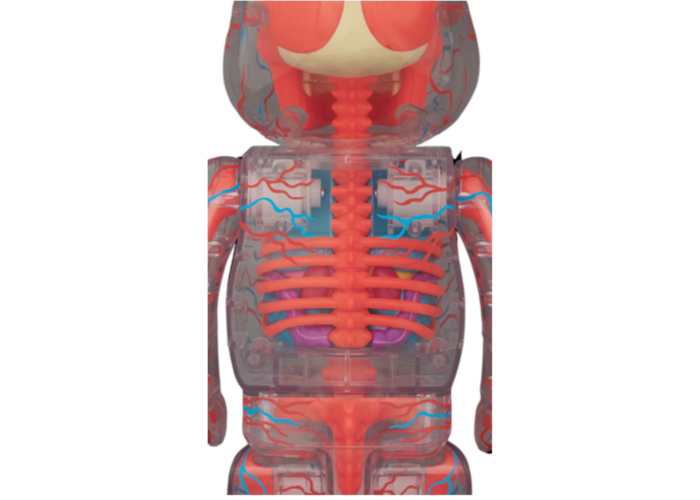 Bearbrick THE HUMAN BEAR ORANGE VARIANT Ver. 400% Orange - vue secondaire A
