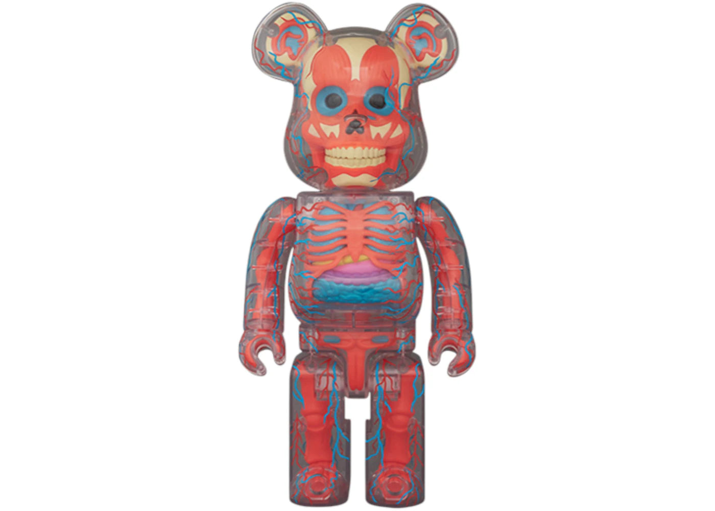 Bearbrick THE HUMAN BEAR ORANGE VARIANT Ver. 400% Orange - vue 360
