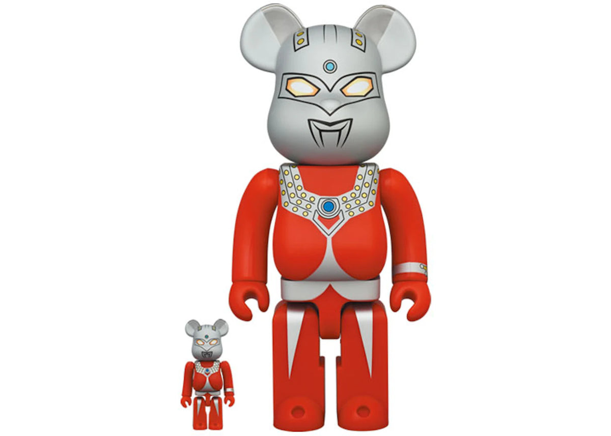 Bearbrick Ultraman Taro 100% & 400% Set - vue secondaire A