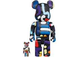 Bearbrick Yoon Hyup 100% & 400% Set Multi - vue 360