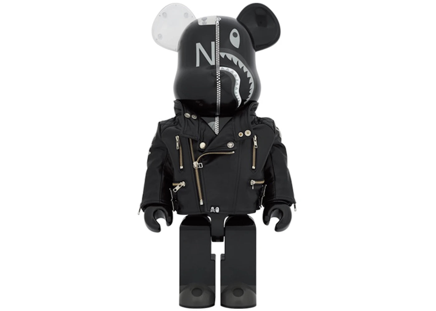 Bearbrick x A Bathing Ape x Neighborhood 1000% - vue secondaire A