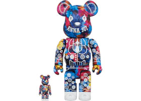 Bearbrick x ANNA SUI x M / mika ninagawa 100% & 400% Set - vue 360