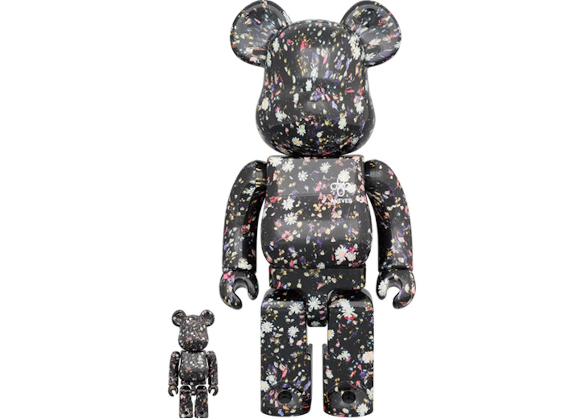 Bearbrick x Anever 100% & 400% Set Black - vue secondaire A