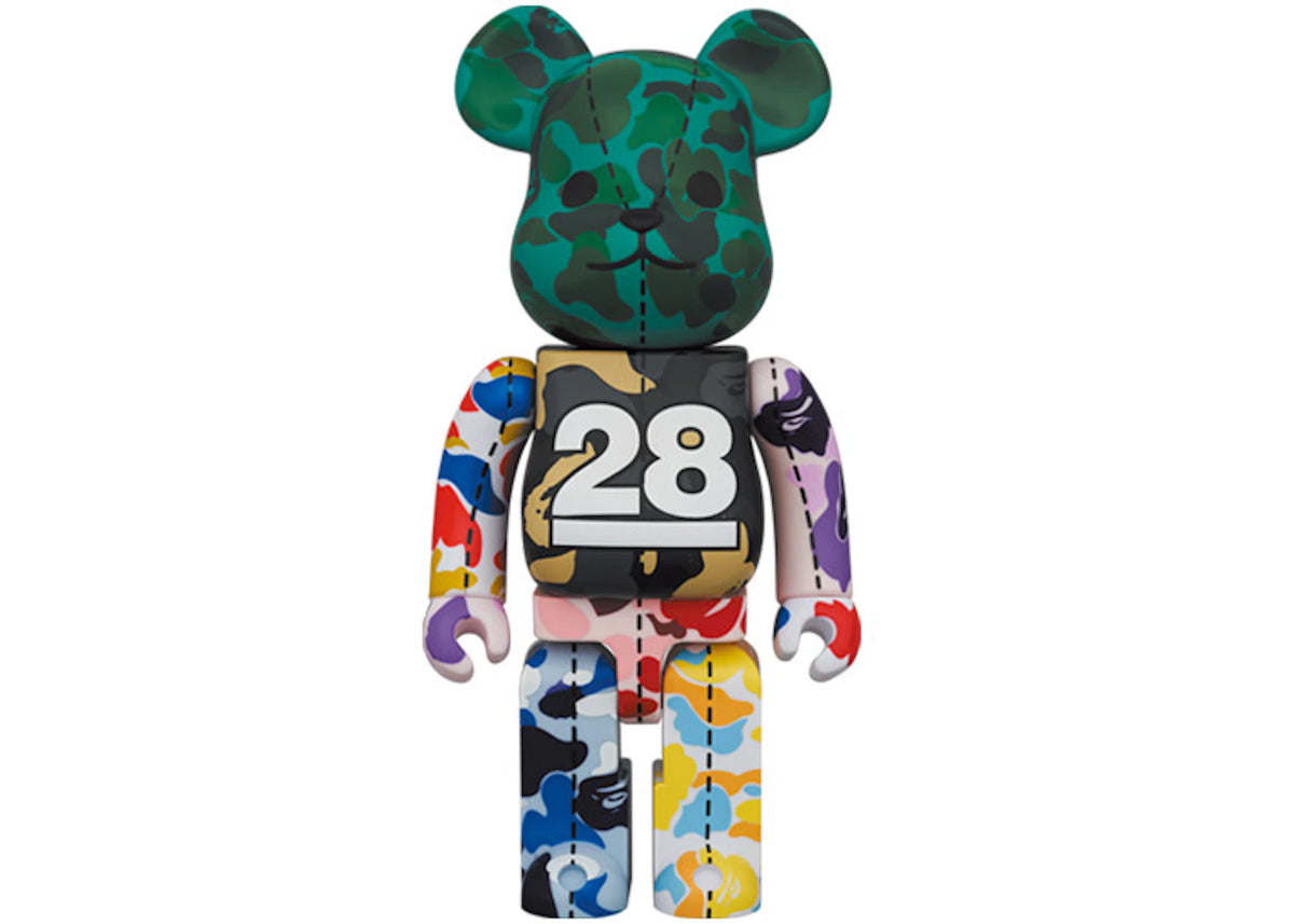 Bearbrick x BAPE 28th Anniversary Camo #4 400% - vue 360