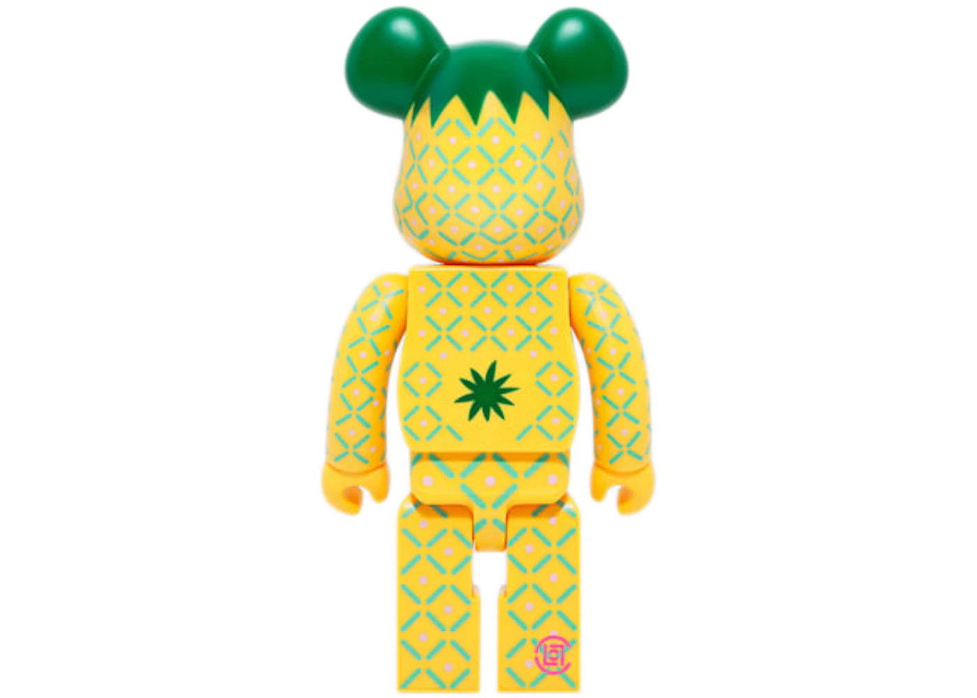 Bearbrick x CLOT Summer Fruits Pink Pineapple 1000% - vue secondaire B