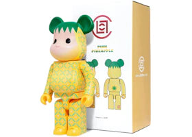 Bearbrick x CLOT Summer Fruits Pink Pineapple 1000% - vue 360