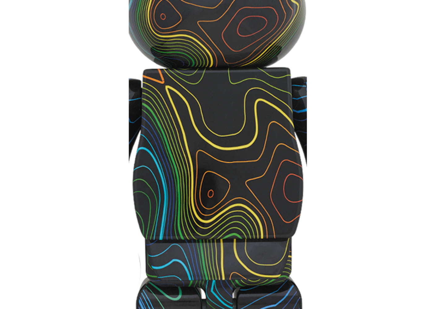 Bearbrick x Hypebeast 1000% Black Multicolor - vue secondaire B