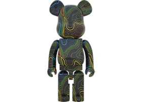 Bearbrick x Hypebeast 1000% Black Multicolor - vue 360
