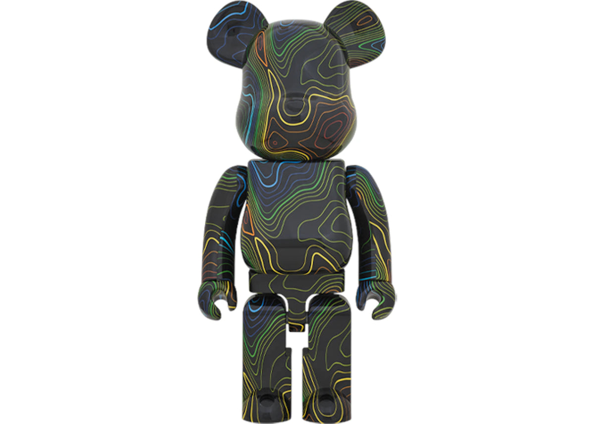 Bearbrick x Hypebeast 1000% Black Multicolor - vue secondaire A