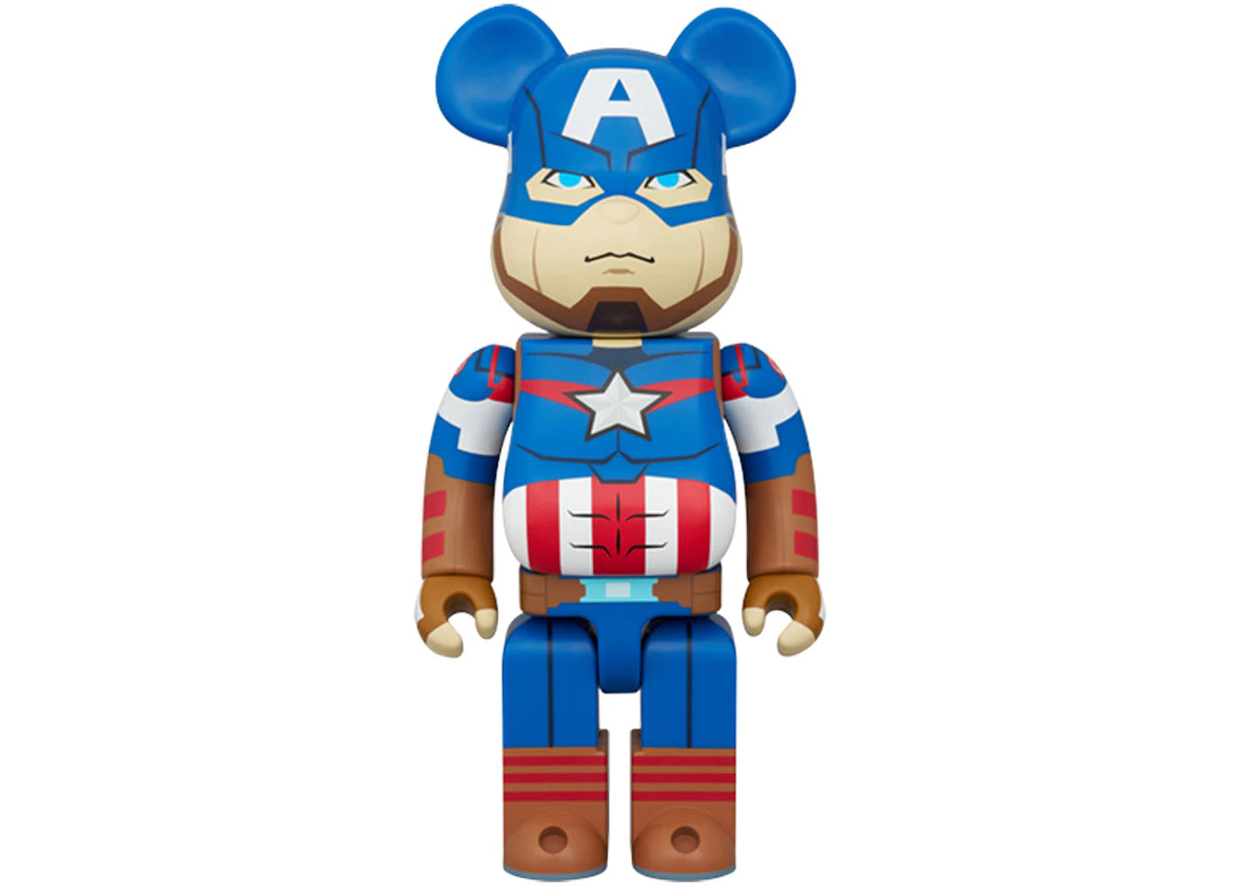 Bearbrick x Marvel Captain America 400% (2025 Version) - vue secondaire A