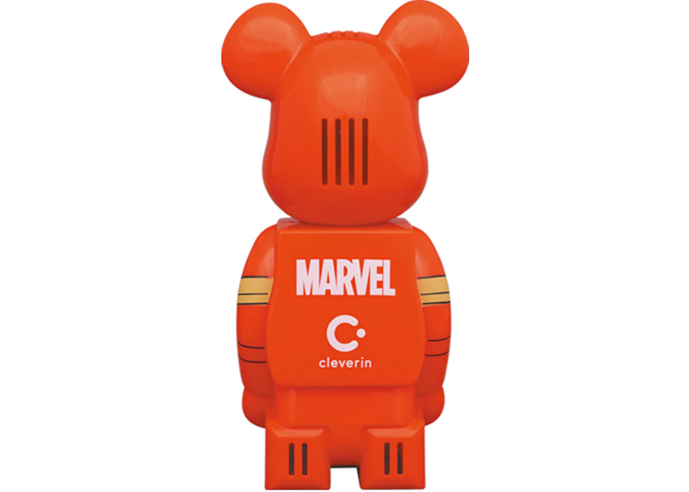 Bearbrick x Marvel x Cleverin Iron Man Lufterfrischer Rot - vue secondaire A