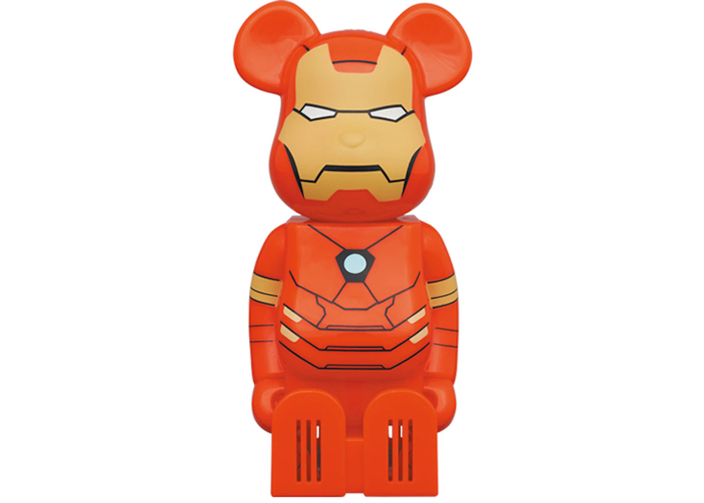 Bearbrick x Marvel x Cleverin Iron Man Air Freshener Red - vue 360