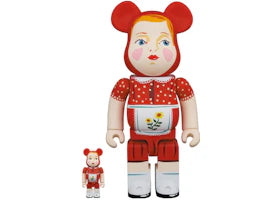 Bearbrick x Nathalie Lete Chaperon Rouge 100% & 400% Set - vue 360
