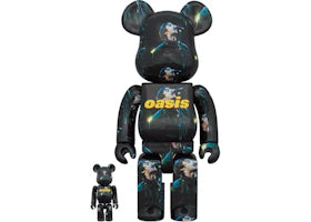 Bearbrick x Oasis Knebworth 1996 (Liam Gallagher) 100% & 400% Set - vue 360