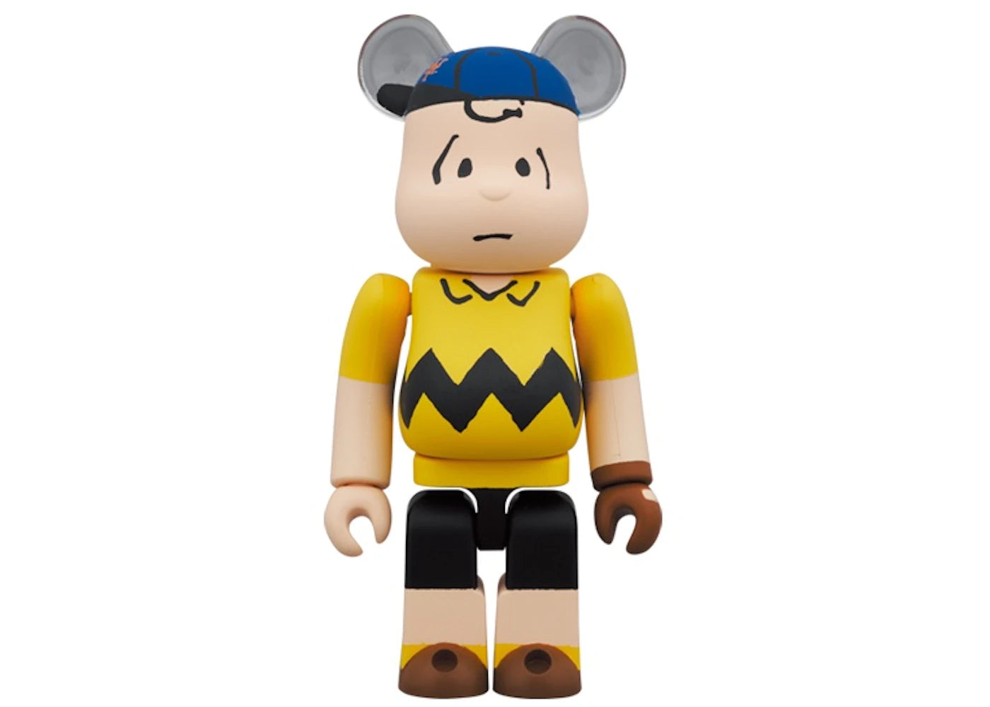 Bearbrick x Peanuts x MLB New York Mets Charlie Brown 100% & 400% Set - vue secondaire A