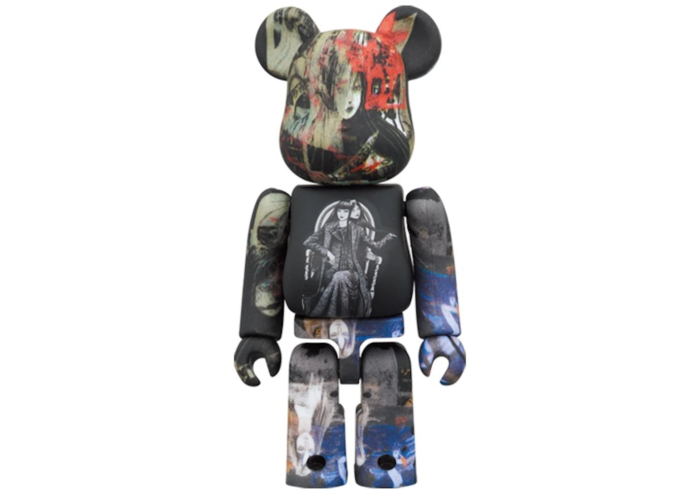 Bearbrick x S'YTE x Junji Ito Tomie 100% & 400% Set - vue secondaire B