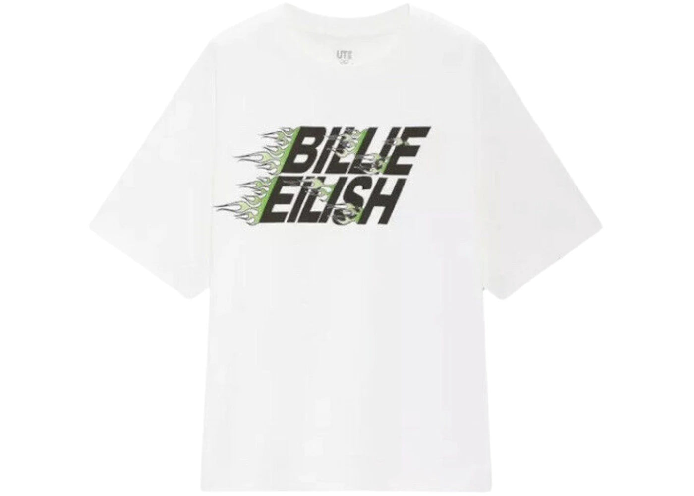 Billie Eilish x Takashi Murakami x Uniqlo Flame Tee White - vue secondaire A