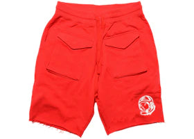 Billionaire Boys Club Solar Shorts Red - vue 360