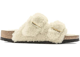 Birkenstock Arizona Big Buckle Teddy Eggshell (Women's)