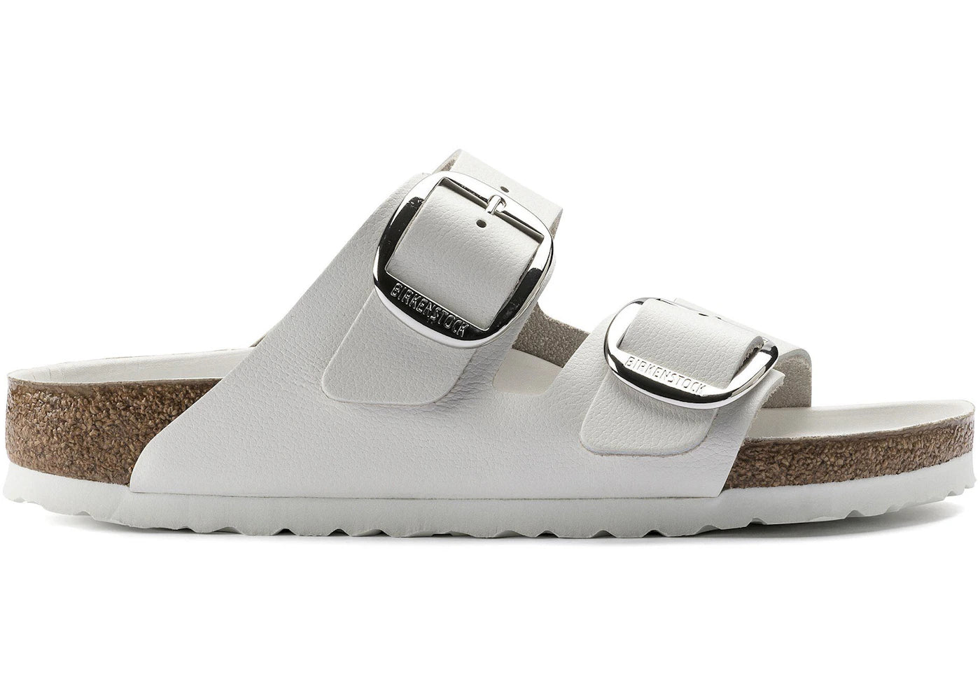 Birkenstock Arizona Big Buckle White Leather (Women's) - vue secondaire A