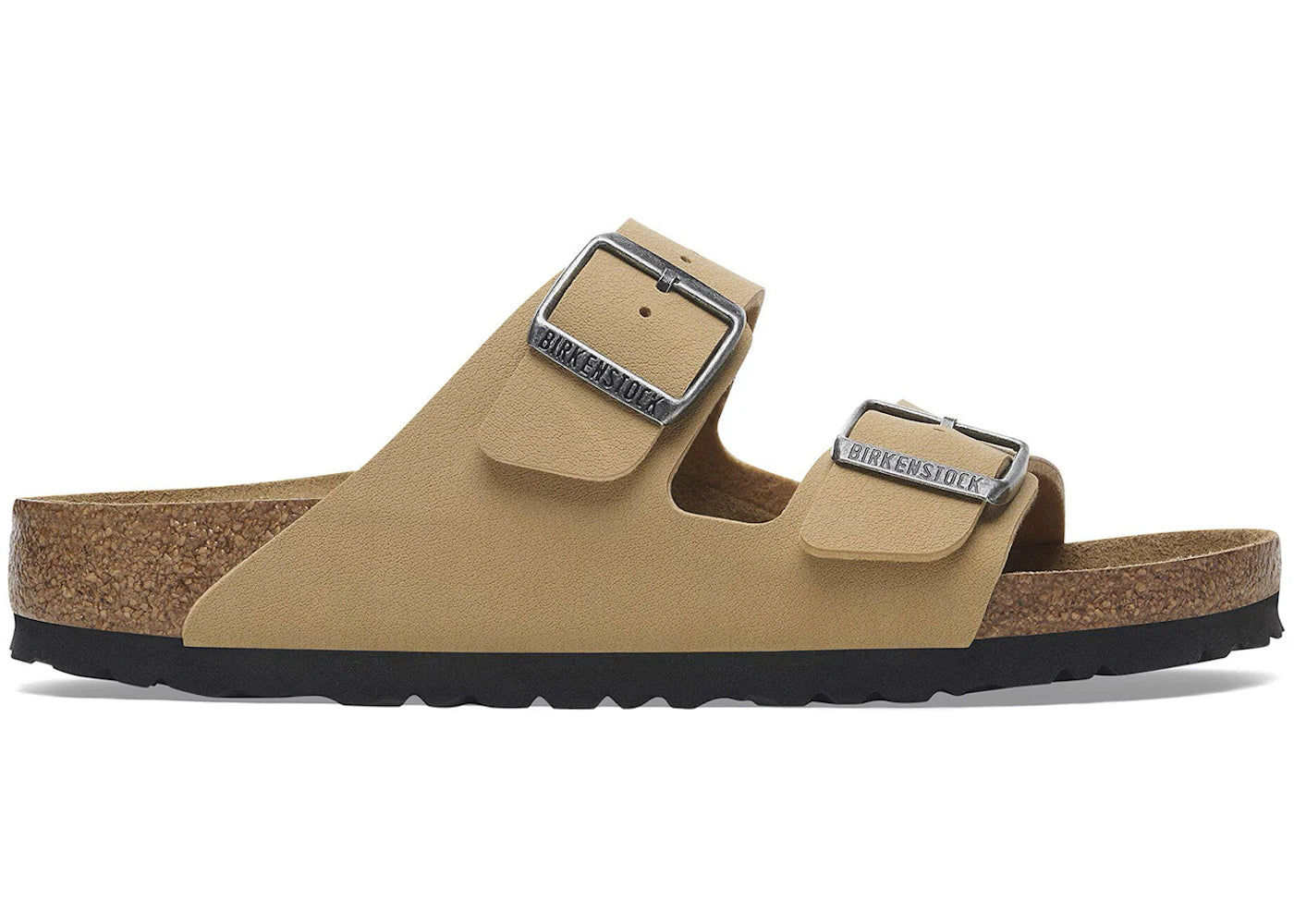 Birkenstock Arizona Birkibuc Latte Cream - vue 360