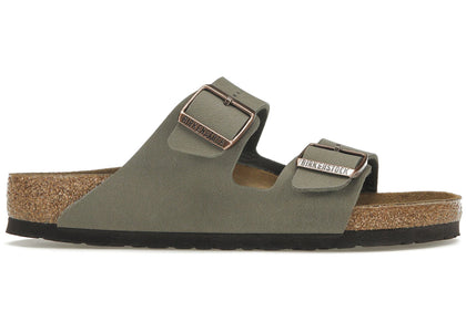 Birkenstock Arizona Birkibuc Stone (Women's) - authentic Birkenstock sneakers