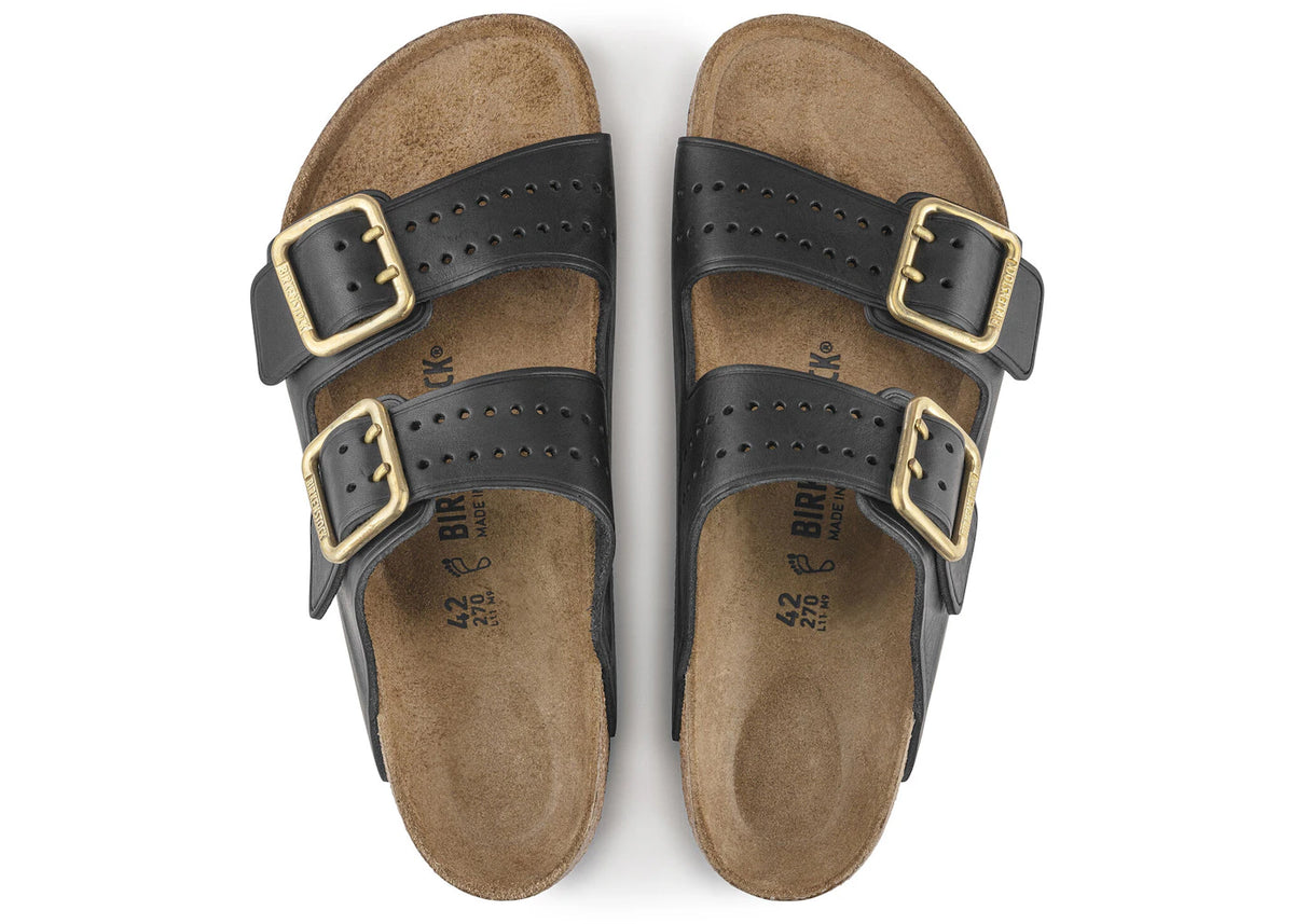 Birkenstock Arizona Bold Leather Roast Black - vue secondaire B
