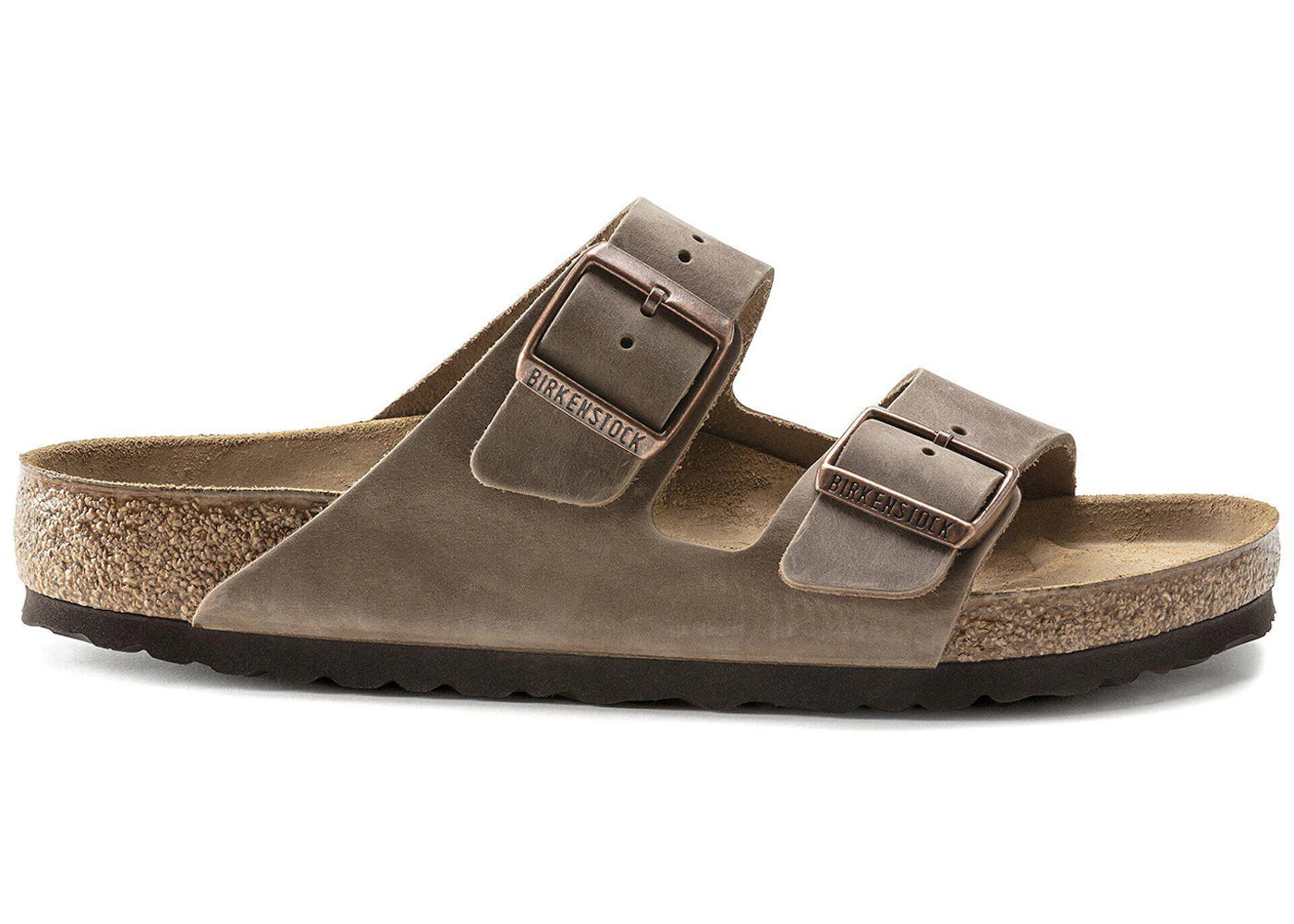 Birkenstock Arizona Oiled Leather Tobacco Brown - vue 360