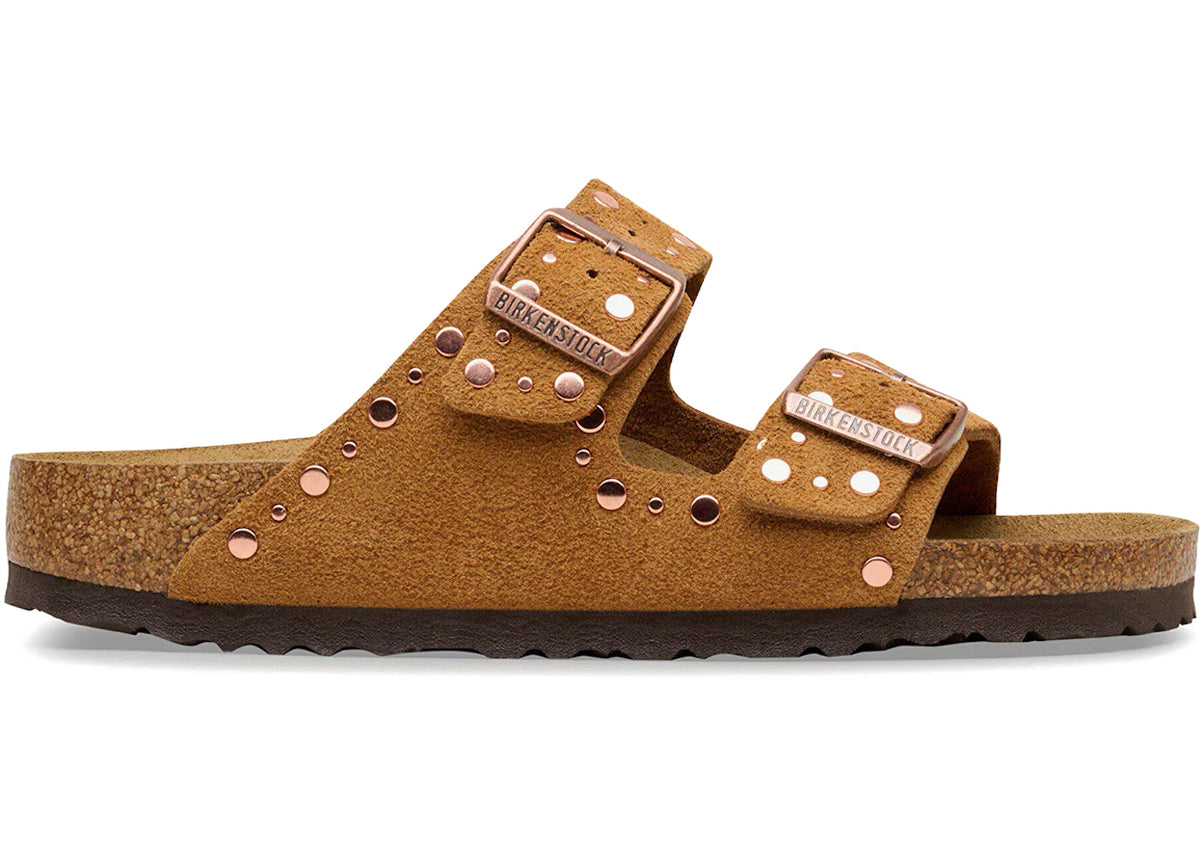 Birkenstock Arizona Rivets Suede Mink - vue secondaire A
