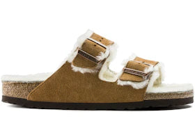 Birkenstock Arizona Shearling Suede Mink - vue 360