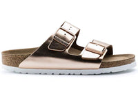 Birkenstock Arizona Soft Footbed Leather Metallic Copper (Women's)
