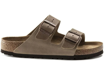 Birkenstock Arizona Soft Footbed Oiled Leather Tobacco Brown - authentic Birkenstock sneakers