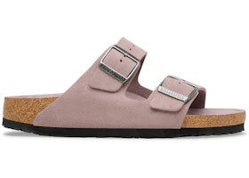 Birkenstock Arizona Soft Footbed Suede Leather Faded Purple Tonal