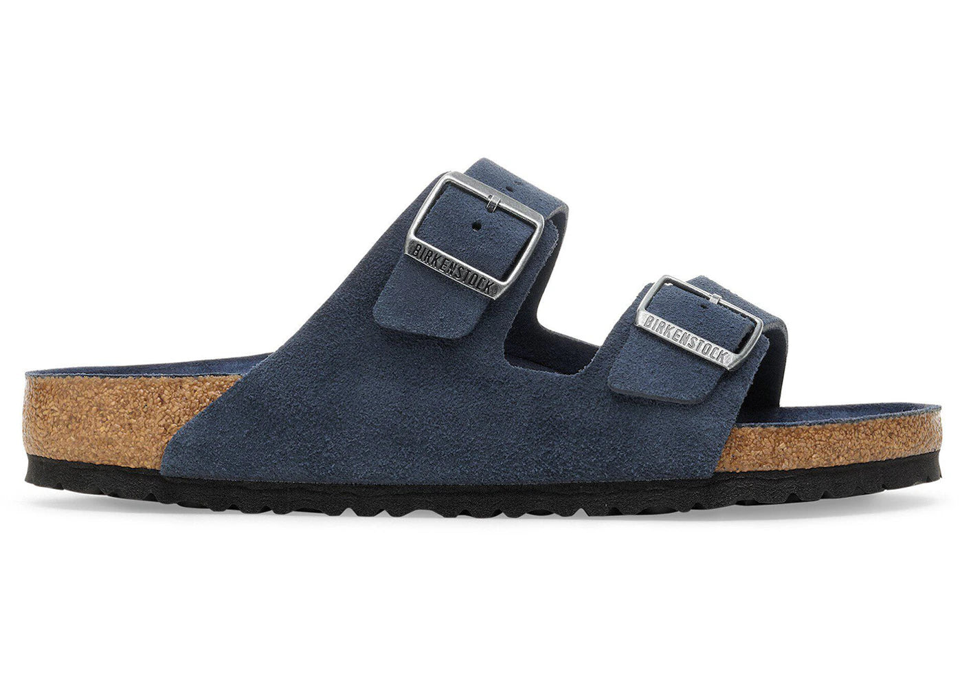 Birkenstock Arizona Soft Footbed Suede Leather New Navy Tonal - vue 360