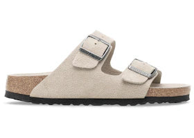 Birkenstock Arizona Soft Footbed Suede Leather Oyster Tonal