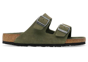 Birkenstock Arizona Soft Footbed Suede Leather Thyme Tonal - vue 360