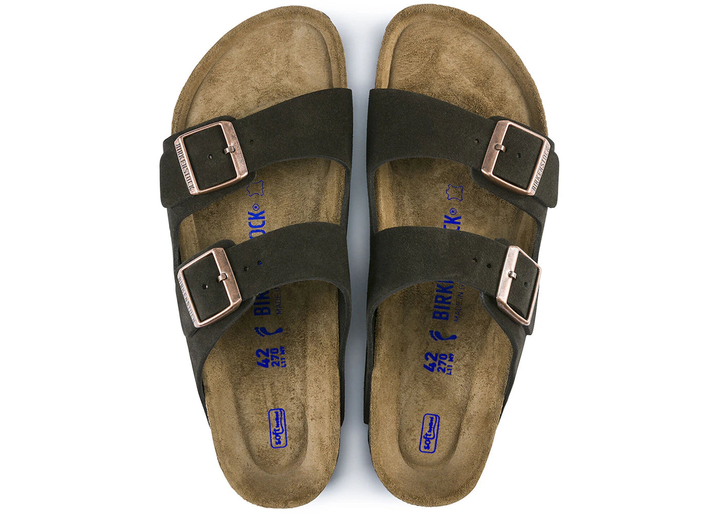 Birkenstock Arizona Soft Footbed Suede  Mocha