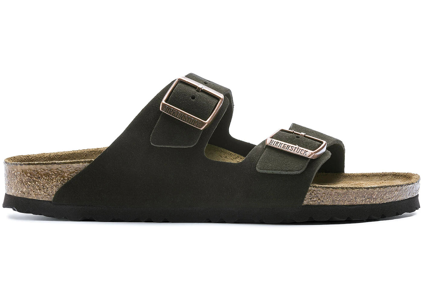 Birkenstock Arizona Soft Footbed Wildleder Mokka - vue 360