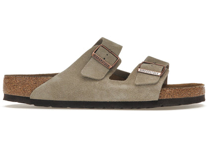 Birkenstock Arizona Soft Footbed Suede Taupe - authentic Birkenstock sneakers