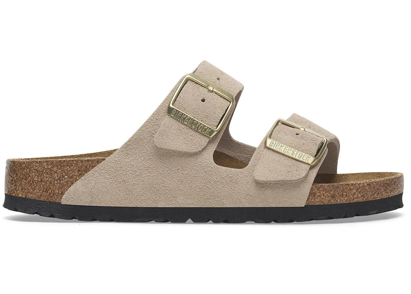 Birkenstock Arizona Suede Leather Sandcastle - vue 360