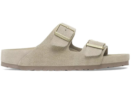 Birkenstock Arizona Suede Leather Taupe - authentic Birkenstock sneakers