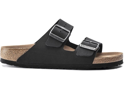 Birkenstock Arizona Vegan Birkibuc Black - authentic Birkenstock sneakers