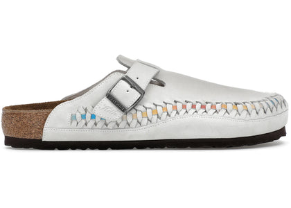 Birkenstock Boston Braided Suede Kith Antique White Tie Dye - authentic Birkenstock sneakers