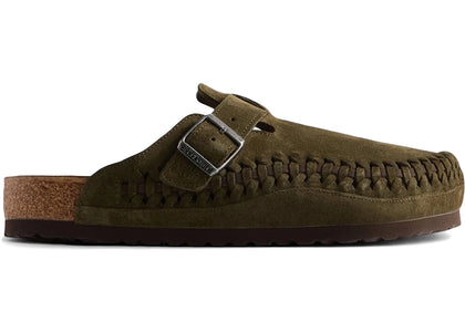 Birkenstock Boston Braided Suede Kith Thyme - authentic Birkenstock sneakers