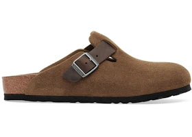 Birkenstock Boston Mixed Leather Dark Tea - authentic Birkenstock sneakers