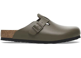 Birkenstock Boston Natural Leather Concrete Gray